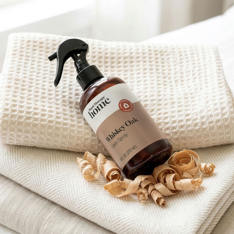 Plant Therapy Whiskey Oak Linen Spray Household Lavender 8 oz