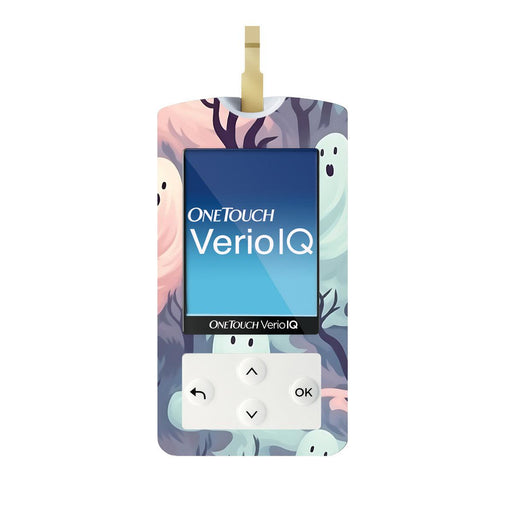 Peelz Wispy Ghosts for OneTouch Verio IQ Glucometer Peelz/Stickers White Smoke