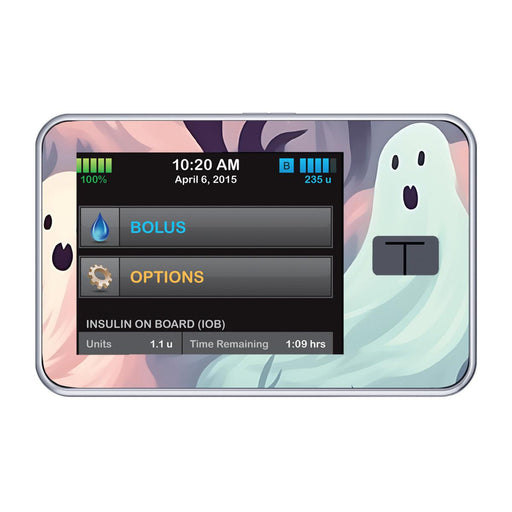 Peelz Wispy Ghosts for Tandem t:slim Peelz/Stickers Black