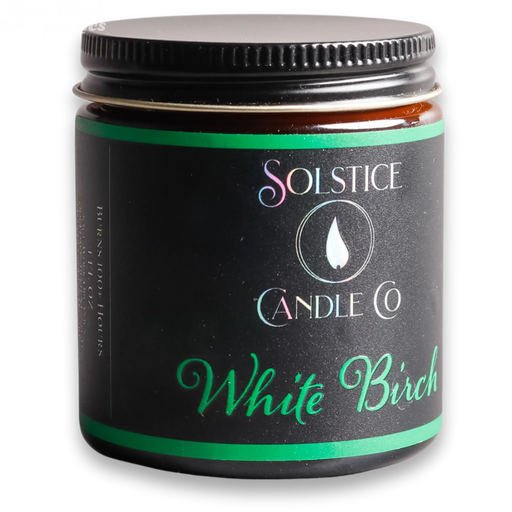 SageWork Organics White Birch Candle Candles Black 4oz