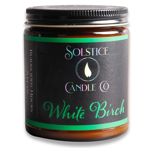 SageWork Organics White Birch Candle Candles Gray 8oz
