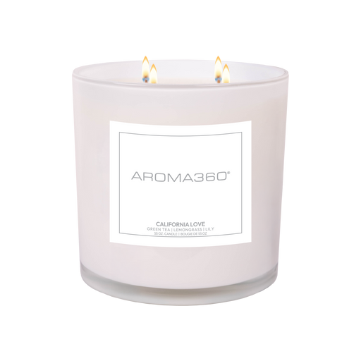 Aroma360 California Love 4-Wick Candle Candle White Smoke White