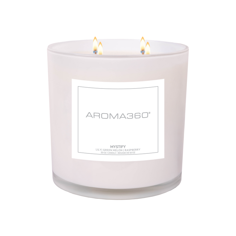 Aroma360 Mystify 4-Wick Candle Candle White Smoke White