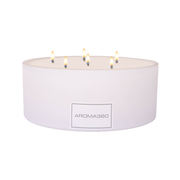 Aroma360 Iris 6-Wick Candle Candle Lavender White