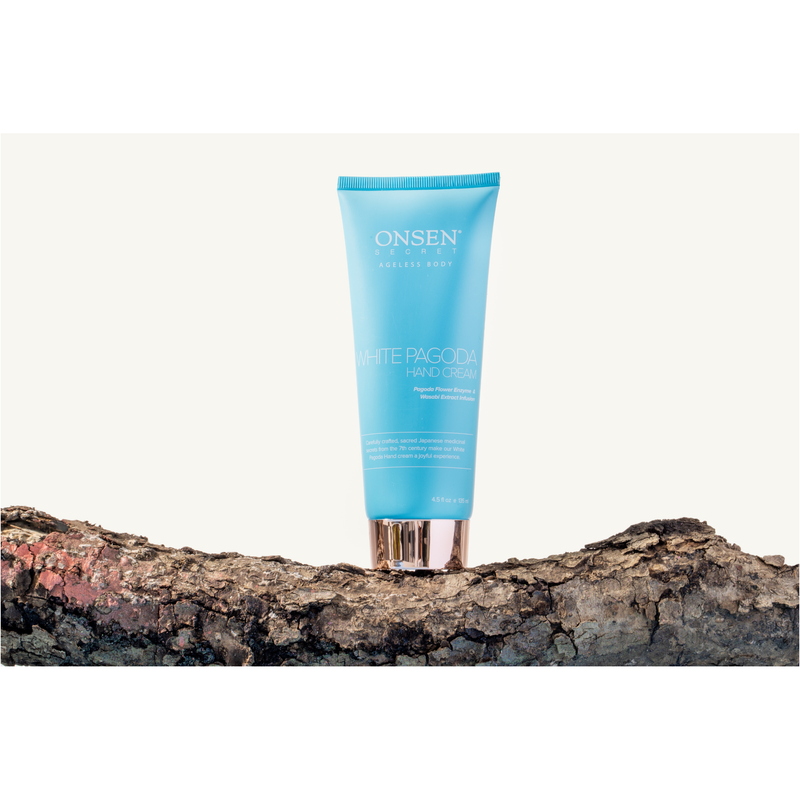 Onsen Secret White Pagoda Hand Cream Hand Cream White Smoke 135ml