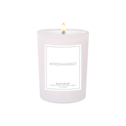 Aroma360 Black Velvet Single-Wick Candle Candle White Smoke White