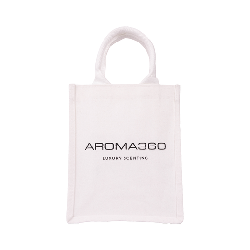 Aroma360 Luxury Canvas Tote Accessories Lavender Small / White