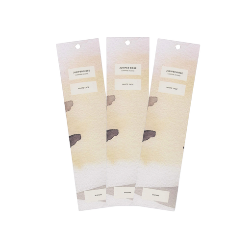 Juniper Ridge White Sage Campfire Incense (20 Sticks) 3-Pack Incense Light Gray