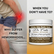 COLEHERBALS LLC 03 - Dr. Cole's Hemorrhoid Salts White Herbal Lavender