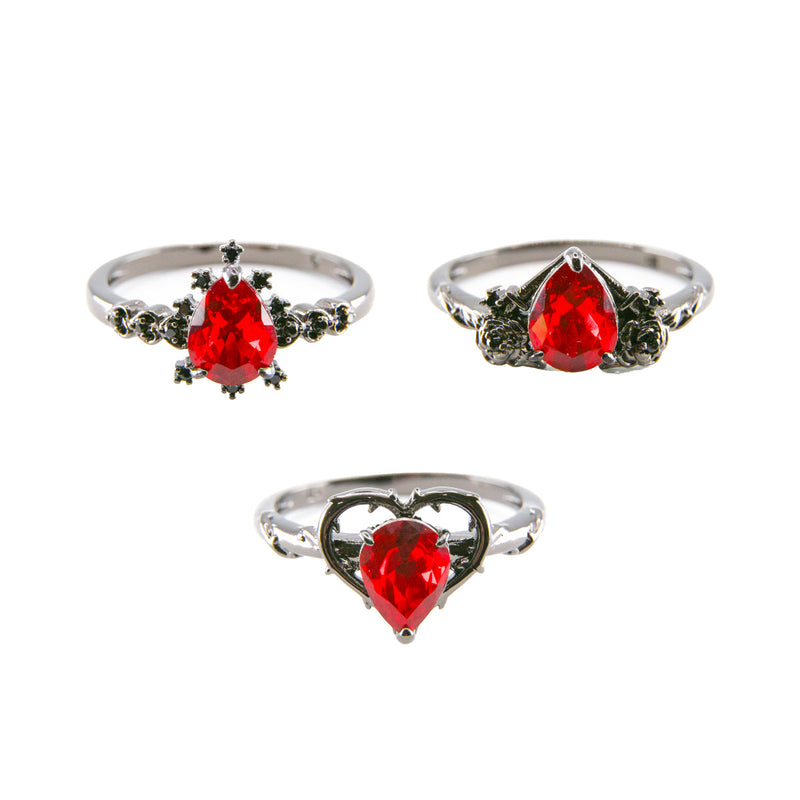 Fragrant Jewels Wicked Love - Jewel Candle Jewel Candle White Smoke Ring / 5,Ring / 6,Ring / 7,Ring / 8,Ring / 9,Ring / 10