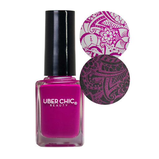 UberChic Beauty Wild Berry - Stamping Polish Stamping Polish White Smoke