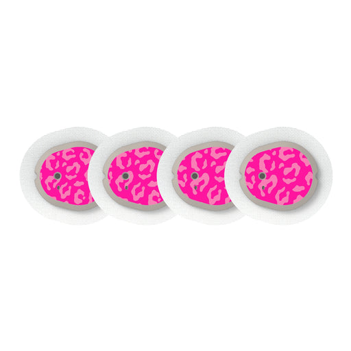 Peelz Wild Cat Sticker Designed for the DEXCOM G7 and Stelo Transmitter Peelz/Stickers White Smoke 4-pack (Set of 4 Stickers)