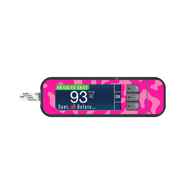 Peelz Wild Cat Sticker for Bayer Contour Next Glucometer Peelz/Stickers White Smoke
