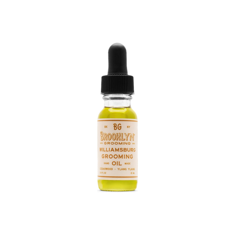 Brooklyn Grooming Williamsburg Grooming Oil (Formerly Beard Oil) Beard oil Black .5 OZ. (TRAVEL),1 OZ. (FULL)