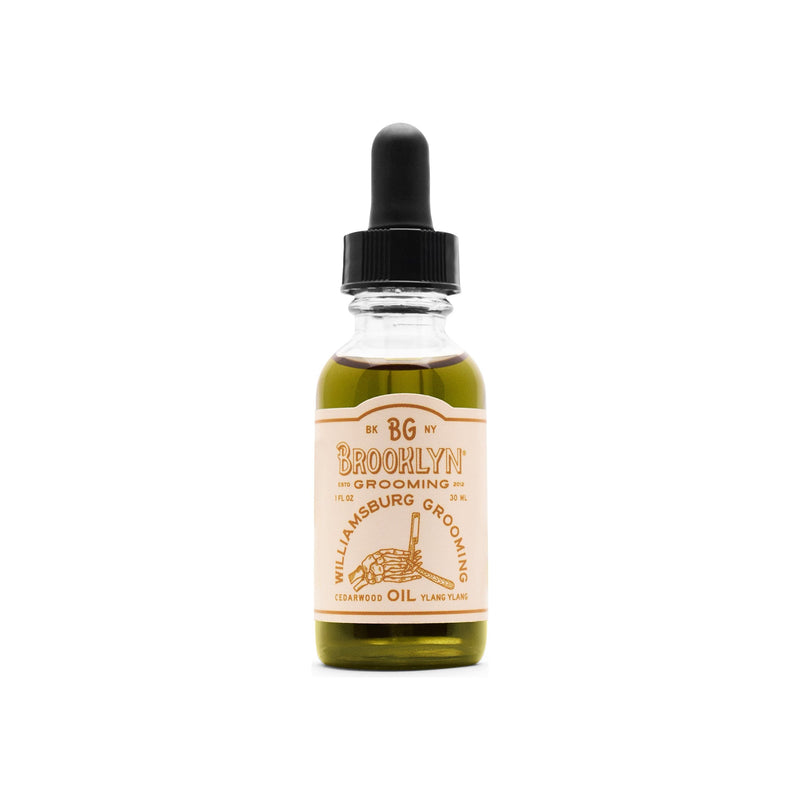 Brooklyn Grooming Williamsburg Grooming Oil (Formerly Beard Oil) Beard oil Dark Slate Gray .5 OZ. (TRAVEL),1 OZ. (FULL)