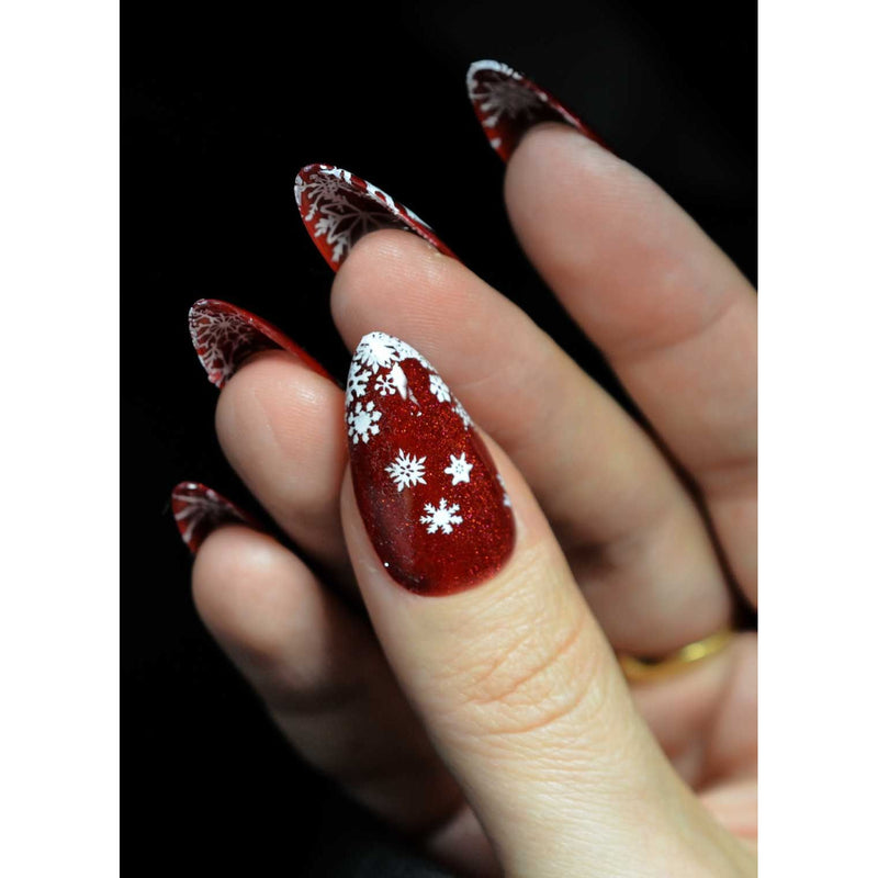 UberChic Beauty Winter Wonderland Stamping Plate Tan