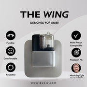 Peelz The Wing Designed for Tandem Mobi Tandem Mobi Sleeve Light Gray white,blue,yellow,lialac-glow,gray,pink-zing,red,clear,black,nebula,radioactive