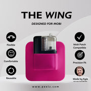 Peelz The Wing Designed for Tandem Mobi Tandem Mobi Sleeve Light Gray white,blue,yellow,lialac-glow,gray,pink-zing,red,clear,black,nebula,radioactive