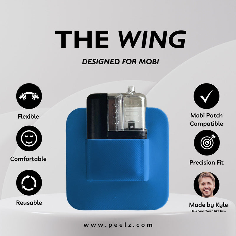 Peelz The Wing Designed for Tandem Mobi Tandem Mobi Sleeve Light Gray white,blue,yellow,lialac-glow,gray,pink-zing,red,clear,black,nebula,radioactive
