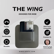Peelz The Wing Designed for Tandem Mobi Tandem Mobi Sleeve Light Gray white,blue,yellow,lialac-glow,gray,pink-zing,red,clear,black,nebula,radioactive