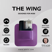 Peelz The Wing Designed for Tandem Mobi Tandem Mobi Sleeve Light Gray white,blue,yellow,lialac-glow,gray,pink-zing,red,clear,black,nebula,radioactive