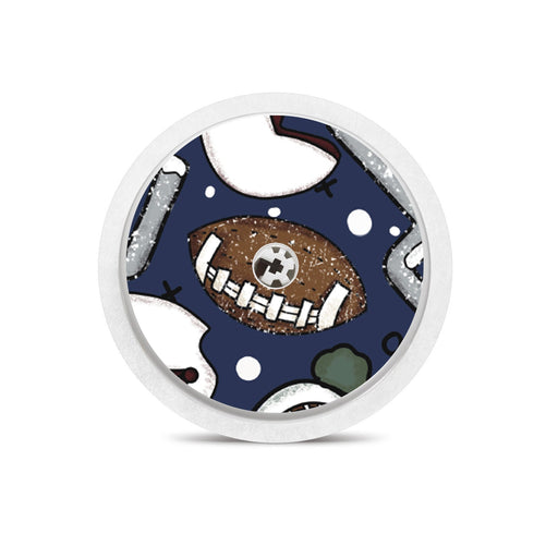 Peelz Winter Football Freestyle Libre 2 Peelz/Stickers White Smoke Sensor Only