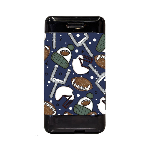 Peelz Winter Football Sticker for Omnipod DASH® PDM – Pump Peelz Peelz/Stickers White Smoke Case Peelz