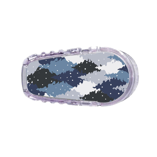Peelz Winter Forest Sticker Designed for the DEXCOM Transmitter Peelz/Stickers White Smoke G6