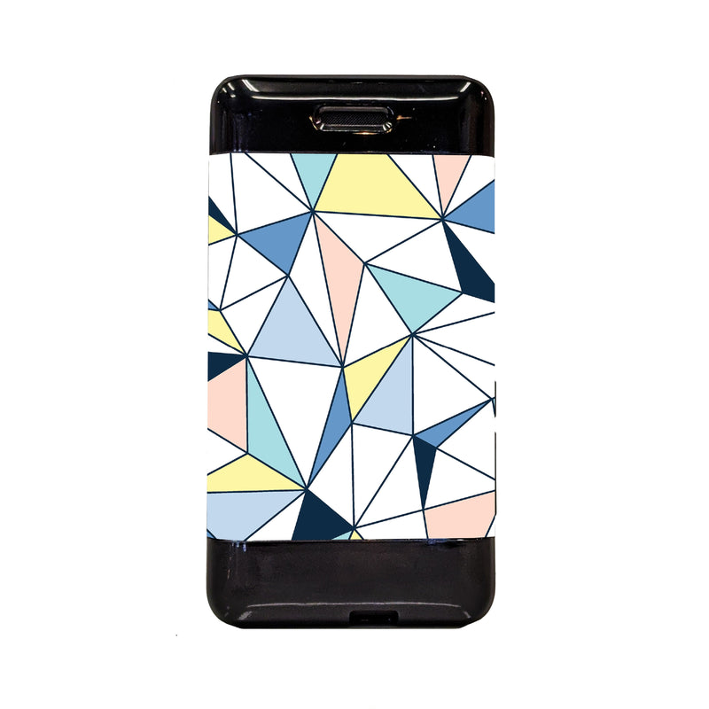 Peelz Winter Geometric Sticker for Omnipod DASH® PDM – Pump Peelz Peelz/Stickers White Smoke Case Peelz