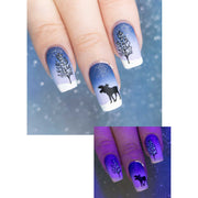 UberChic Beauty It's A Season Of Joy Stamping Plate Light Slate Gray