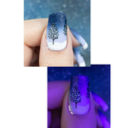 UberChic Beauty It's A Season Of Joy Stamping Plate Dark Slate Blue
