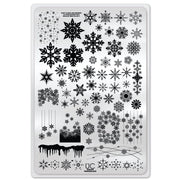UberChic Beauty Winter Wonderland Stamping Plate Light Gray