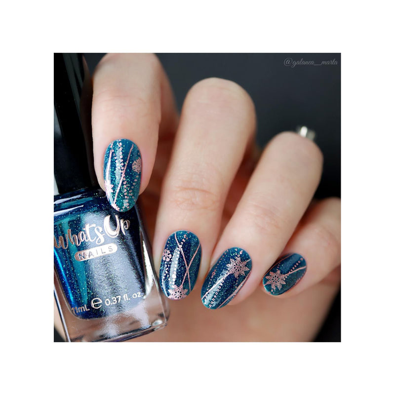 UberChic Beauty Winter Wonderland Stamping Plate Rosy Brown
