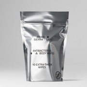 Bravo Sierra ANTIBACTERIAL BODY WIPES BODY WIPES Gray