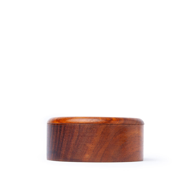 Brooklyn Grooming Wood Shaving Bowl - Dark Oak Shaving Bowl Sienna