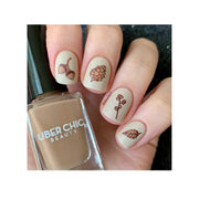 UberChic Beauty Woodland Chic-02 Stamping Plate Rosy Brown