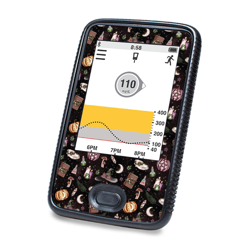 Peelz Woodland Witchy Designed for DEXCOM G6 Touchscreen Receiver Peelz/Stickers White Smoke