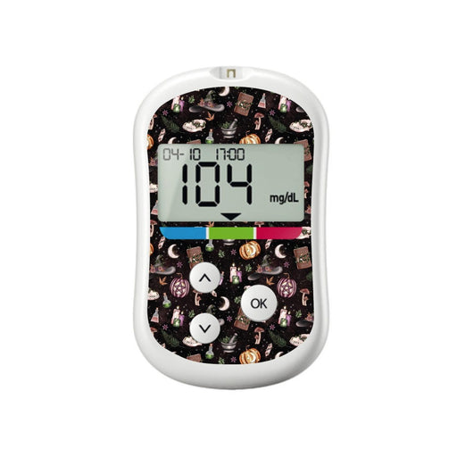 Peelz Woodland Witchy for OneTouch Verio Flex Glucometer Peelz/Stickers White Smoke