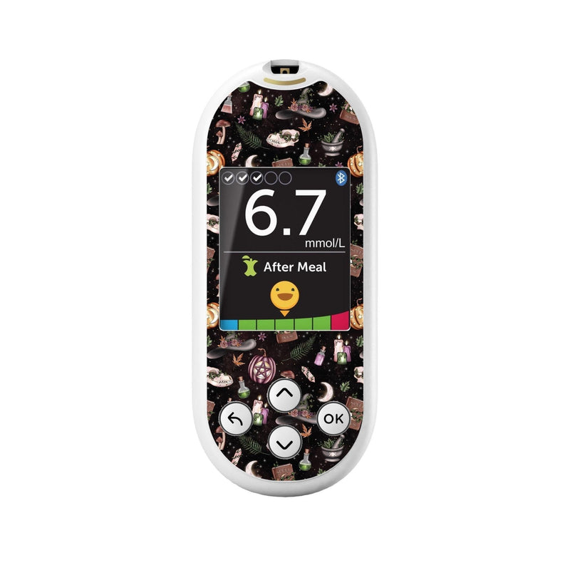 Peelz Woodland Witchy for OneTouch Verio Reflect Glucometer Peelz/Stickers White Smoke