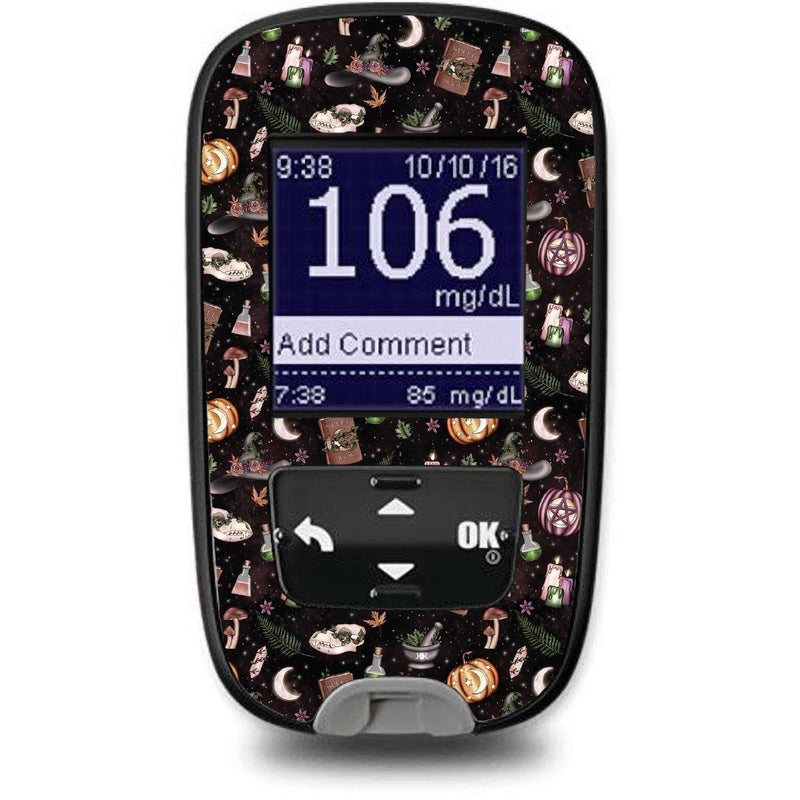 Peelz Woodland Witchy for the Accu-Chek Guide Glucometer Peelz/Stickers Black