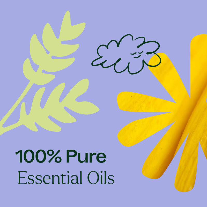 Plant Therapy Worry Free™ Essential Oil Blend Pre-Diluted Roll-On Essential Oil Light Steel Blue 10 mL