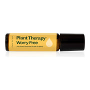 Plant Therapy Worry Free™ Essential Oil Blend Pre-Diluted Roll-On Essential Oil Black 10 mL
