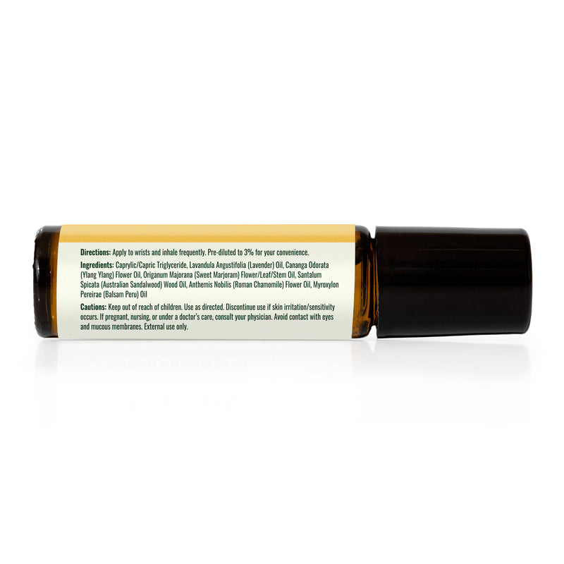 Plant Therapy Worry Free™ Essential Oil Blend Pre-Diluted Roll-On Essential Oil Black 10 mL