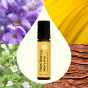 Plant Therapy Worry Free™ Essential Oil Blend Pre-Diluted Roll-On Essential Oil Seashell 10 mL