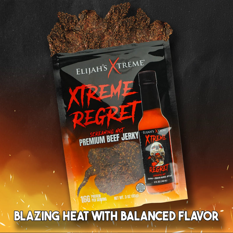 Elijah's Xtreme Elijah’s Xtreme Beef Jerky Bulk Trio - 6 bags of Each Flavor, 18 bags total (3lbs) Beef Jerky Dark Slate Gray