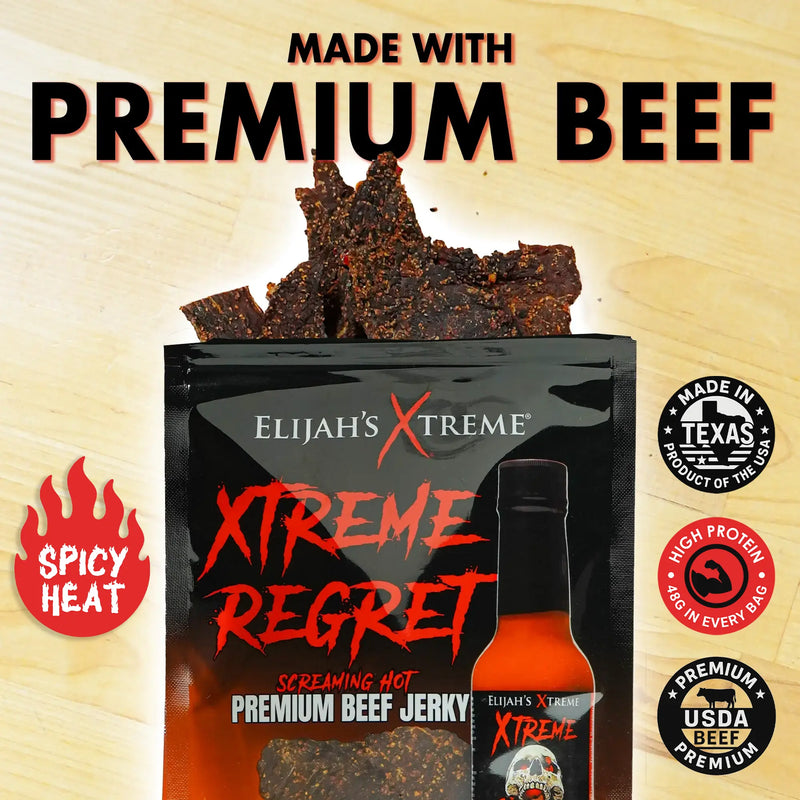 Elijah's Xtreme Xtreme Regret Spicy Beef Jerky Beef Jerky Bisque