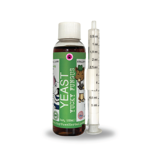 Healthy Paws Herbal Labs Yucky Fungus – Supports Skin Comfort & Healthy Microbial Balance White Smoke
