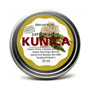 OrganHerb OrganHerb Organic Yarrow Salve (Kunica) 2 oz – Natural Soothing Salve for Skin Comfort Organic Salves Dim Gray