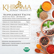 Khroma Herbal Products Yeast X - Organic Anti-Yeast Supplement Supplements Lavender