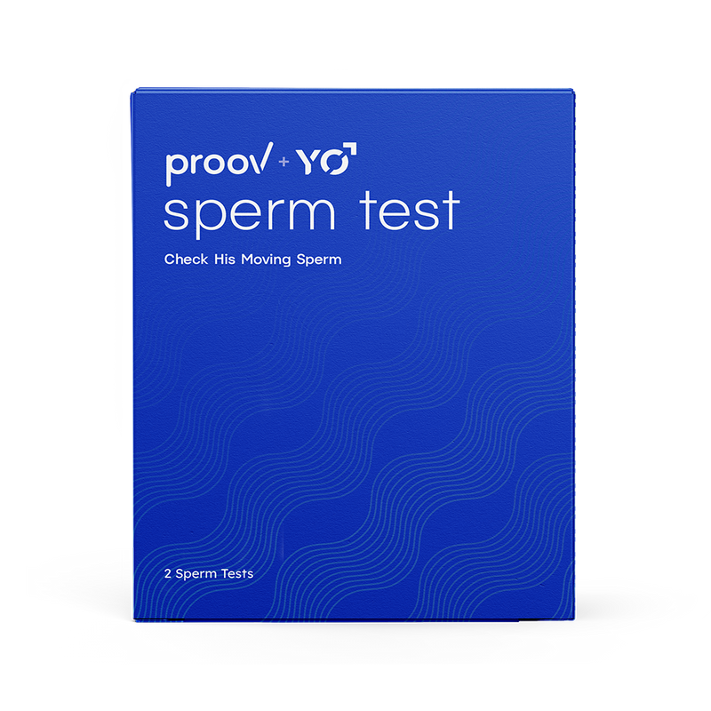 Proov At Home Sperm Test for Male Fertility Medium Blue